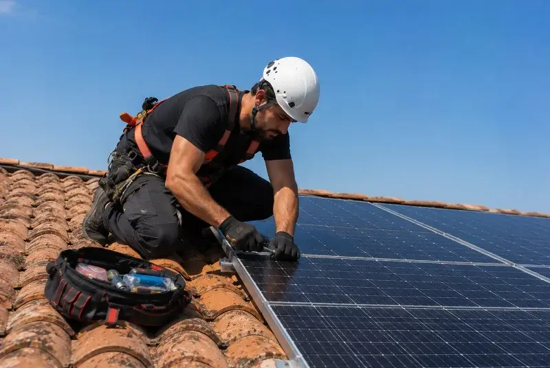 Maintenance et monitoring de panneaux solaires à Westhoffen