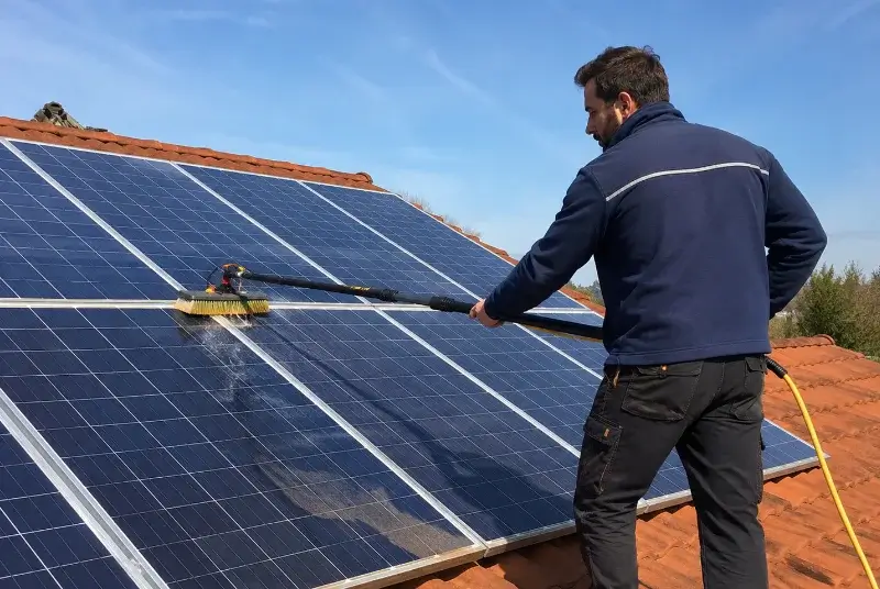Nettoyage et entretien de panneaux solaires à Westhoffen